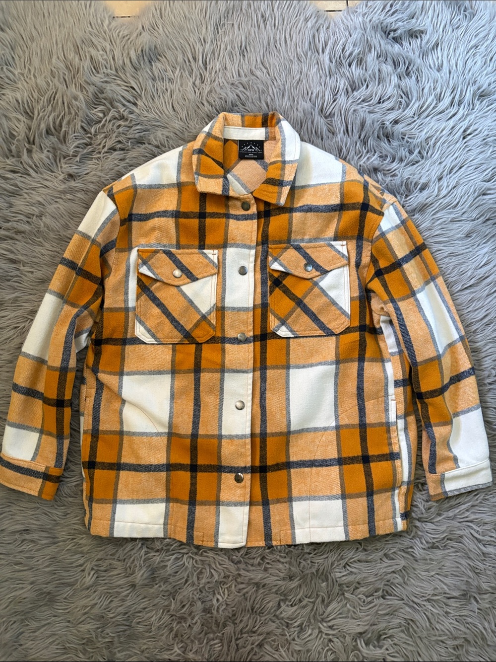 HFX yellow& white flannel